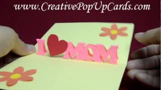 Mother's Day Pop Up Card: Simple version