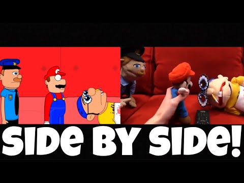 SML Movie: Invisible Jeffy! Animation and Original Video! | Side by Side!