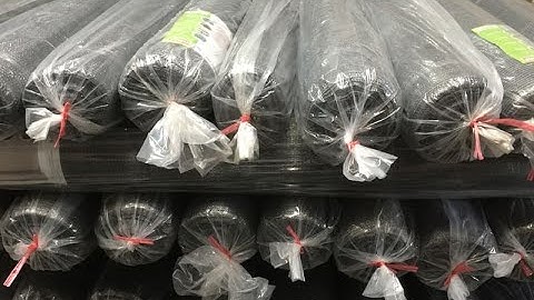 How to pack the shade net in shorter width?