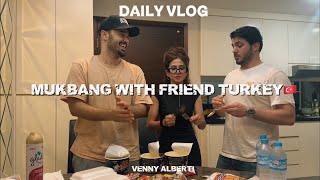 SPICY NOODLE CHALLENGE WITH A FRIEND FROM TURKEY🇹🇷