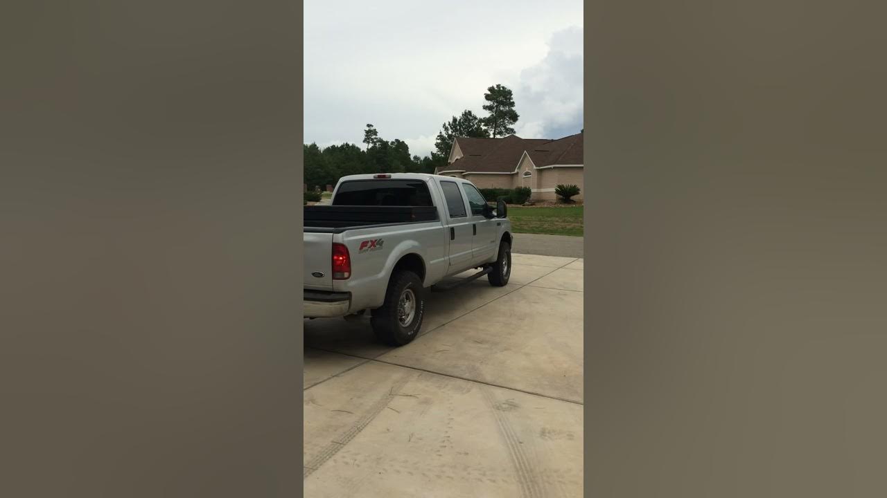 2003 6 0 powerstroke with sct x4 tuner youtube