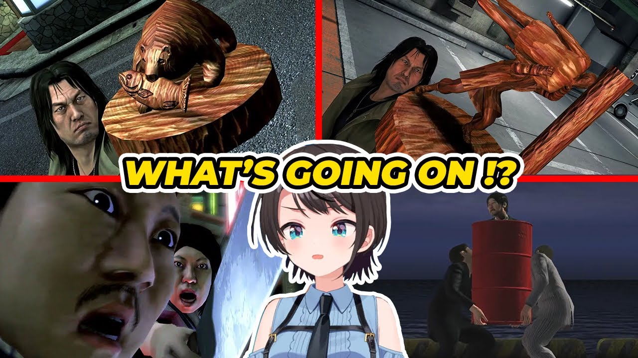Subaru Reactions To Saejima Wood Carving Revelations In Yakuza 4 [ Hololive ]