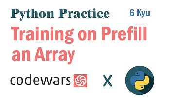 Training on Prefill an Array  | Codewar Solution | 6 kyu