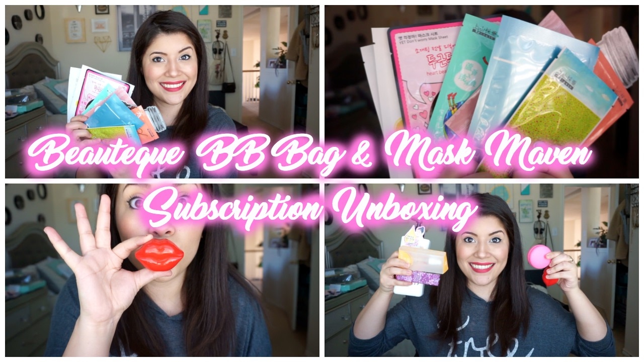 Beauteque BB Bag & Mask Maven Subscription Unboxing | February