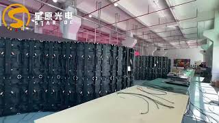 outdoor led rental display curved 7-15 degree |XFA p3.91
