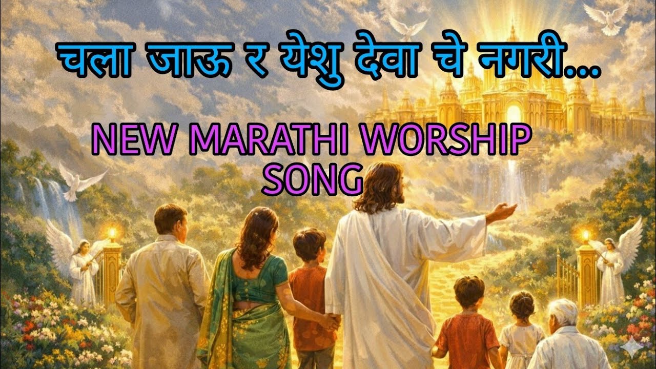 नवीन मराठी गीत |  चला जाऊ र येशु देवा चे नगरी | New Marathi Christian Worship Song | 2026