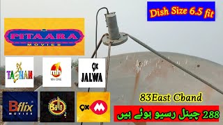 Insat 4a 83cband full channels list2021|| how to set 83east|| Insat 83e dish Setting