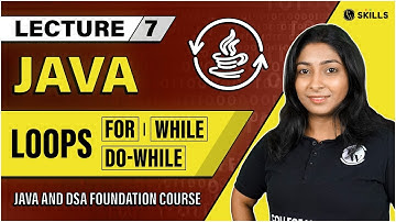 Loops in Java | For/While/Do-while | Lecture 7 | Java and DSA Foundation Course
