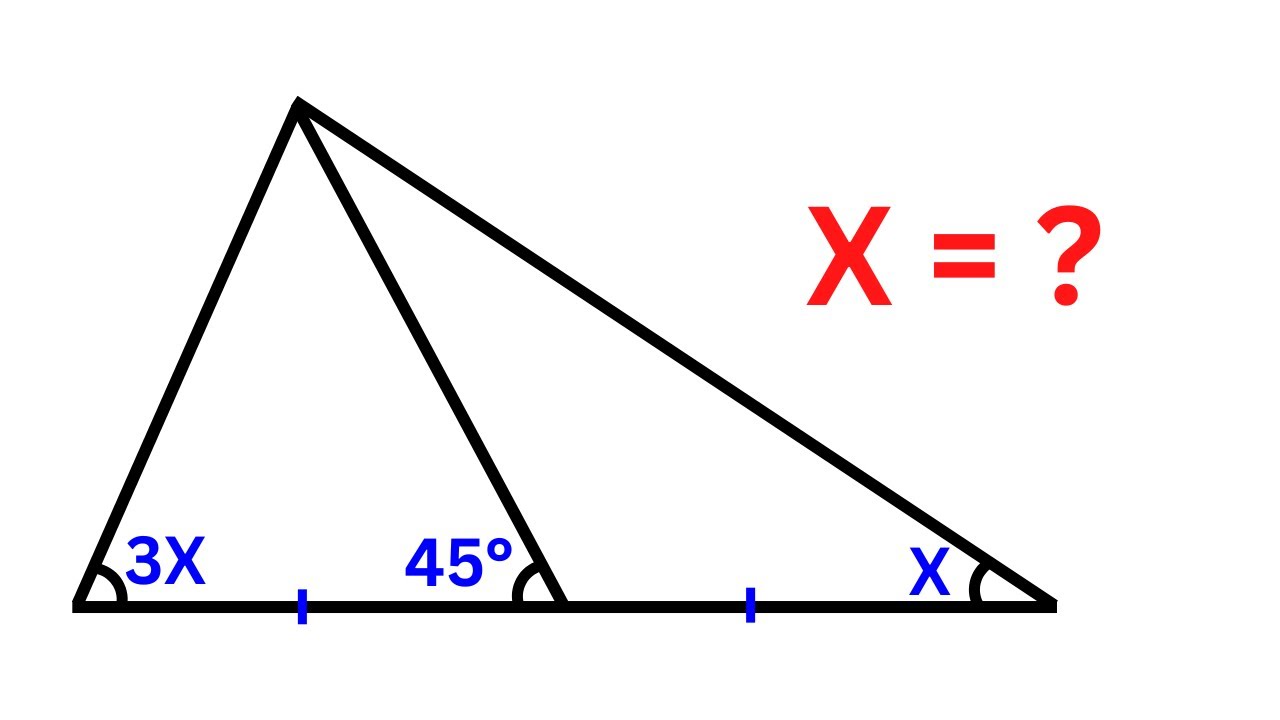 Challenging Math Olympiad Problem Geometry Question Mathematics Methods Youtube