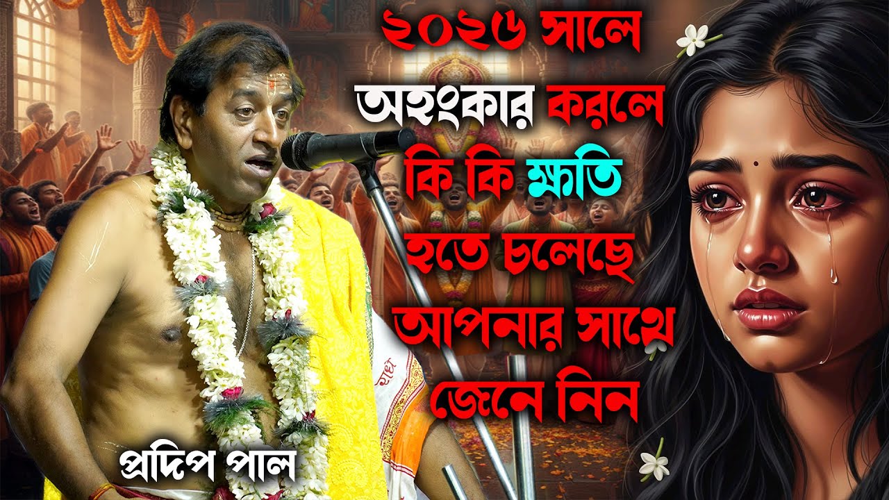 2026 সালে অহংকার করলে কি কি ক্ষতি হতে চলেছে আপনার সাথে জেনে নিন ! প্রদীপ পাল কীর্তন ! pradippal 2026