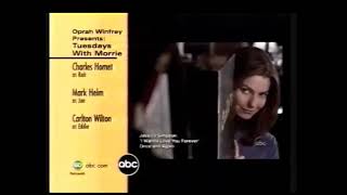 Oprah Winfrey Presents: Tuesdays With Morrie ABC Split Screen Credits (Update #6)