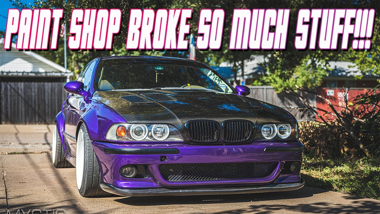 Paint Shop Broke My Car Widebody E39 540i YouTube paint-shop-broke-my-car-widebody-e39-540i-youtube