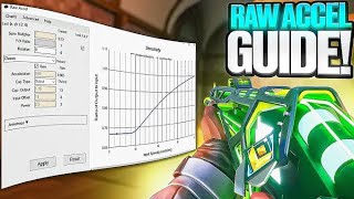 RAW ACCEL Guide In VALORANT | Activate AIMBOT - (Valorant Mouse Acceleration)