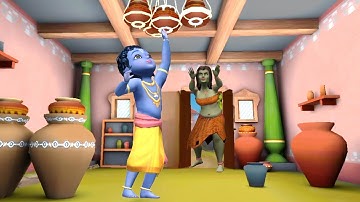 little krishna 3d adventure new game (android,ios) gameplay walkthrough
