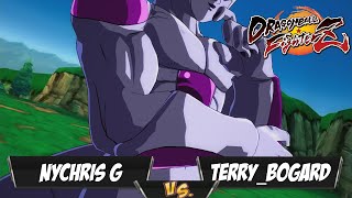 NYChris G(Super Baby 2/Frieza/UI Goku) Fights Terry_Bogard(Kefla/UI Goku/Tien)[DBFZ PS4]