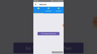 Switch between tab navigator and stack navigator in react native