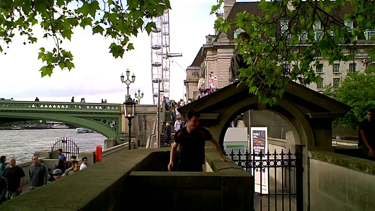 BAD front flip (old video)