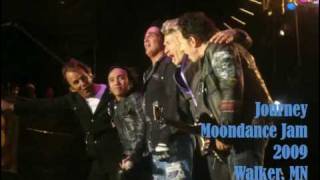 Journey @ Moondance Jam 2009  Arnel Pineda, Neal Schon, Jonathan Cain, Ross Valory, Deen Castronovo