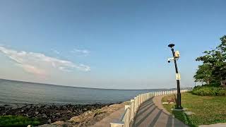 Sun and Sea. Driving to Aberdeen Township. New Jersey