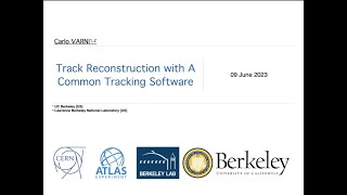 Track Reconstruction with A Common Tracking Software