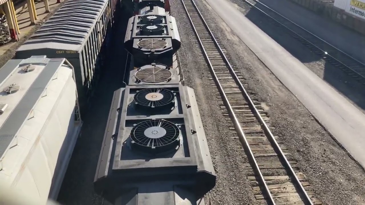 BNSF SD70ACE Self Load in the Springfield Missouri Rail yard 10-6-2022