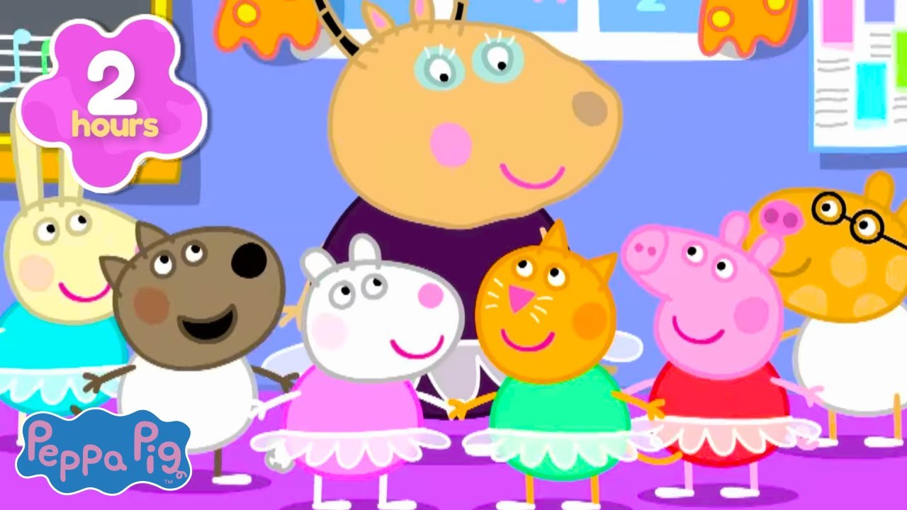 🩰 Peppa Pigs första balettlektion och fler avsnitt! | Greta Gris