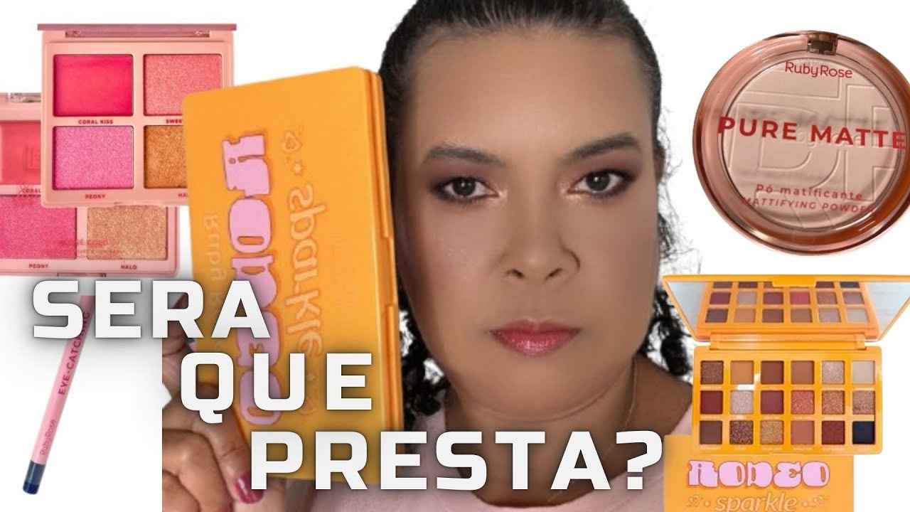 TESTANDO MAQUIAGENS VIRAL, RUBY ROSE SERÁ QUE PRESTA OU É SÓ HYPE