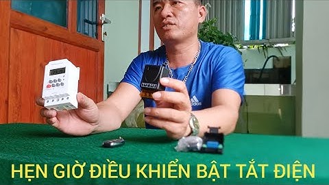 BỘ ĐIỀU KHIỂN BẬT TẮT CÁC THIẾT BỊ ĐIỆN TỪ XA CHO MÁY BƠM BÓNG ĐÈN VÀ BỘ HẸN GIỜ BẬT TẮT ĐIỆN 