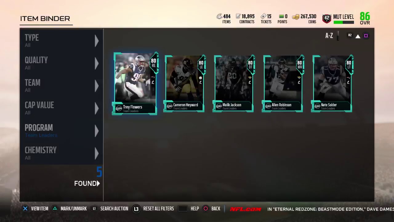 Madden 18 MUT Master Discovery