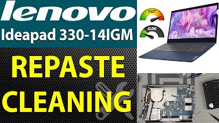 How to Repaste & Clean Lenovo Ideapad 330 14IGM 81D laptop