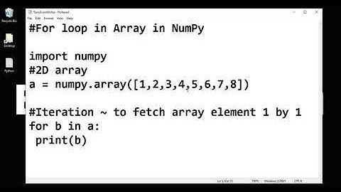 Python #56 | Numpy use of For loop in 1D, 2D, 3D array | Hndi | www.EasyExamNotes.com | Jayesh Umre