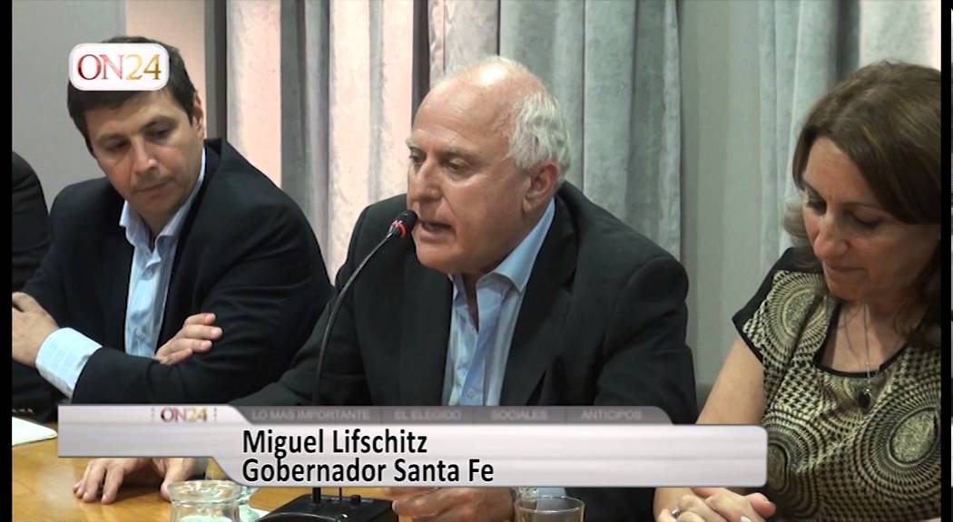 Miguel Lifschitz Gobernador de Santa Fe - YouTube