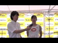 20150502 第54回福井県陸上競技選手権大会 女子400mH 優勝者インタビュー