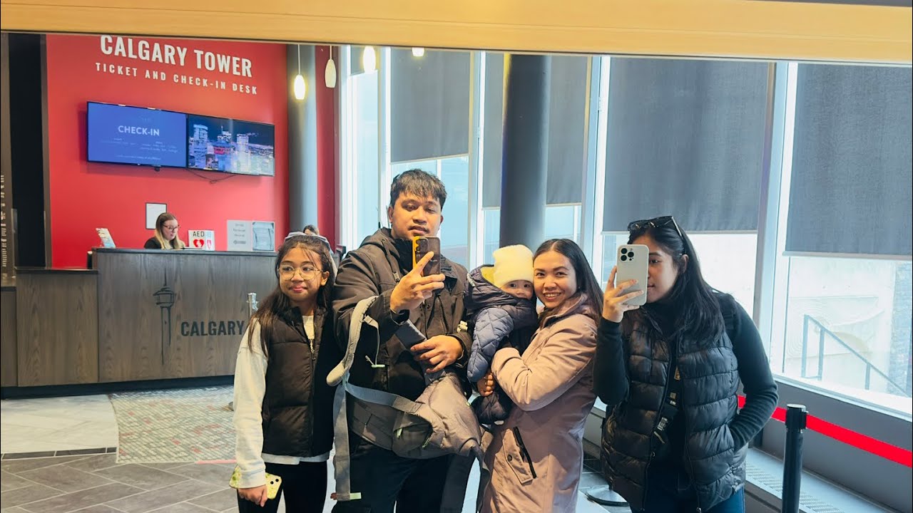 Celebrating Zane’s 10th birthday @ Calgary Tower