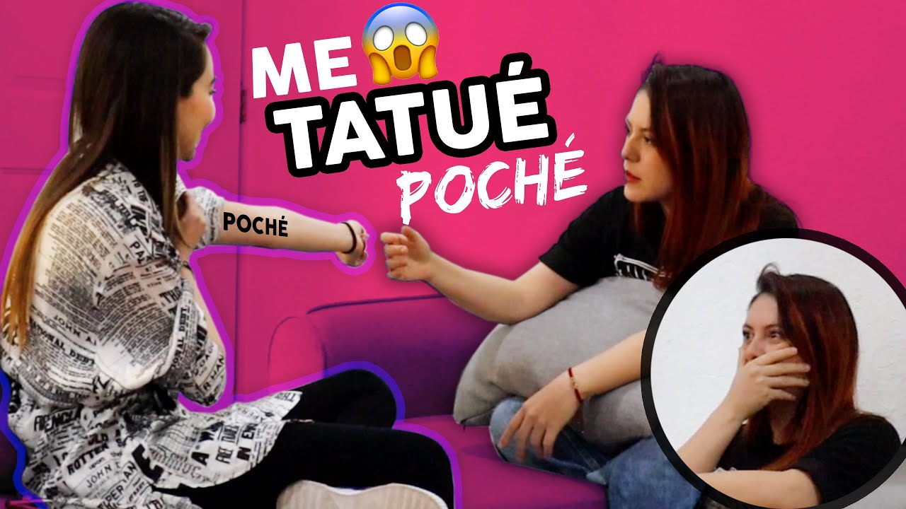 ME TATUO el nombre de POCHE | BROMA A MI NOVIA 🤯