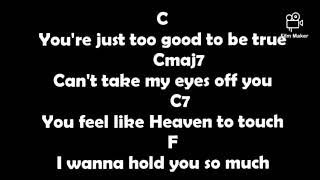 Cant Take My Eyes Of You  Aesthetic s And Chords
