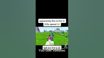 Apparently This Is Fire In 2.0x Speed😲