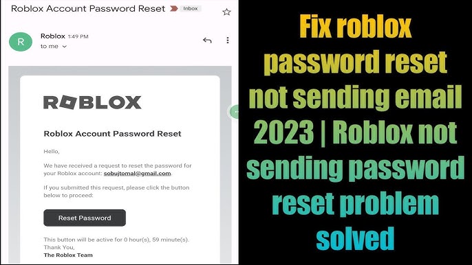 How To Reset My Roblox Account Password Without An Email Address 2022 