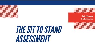 Sit to stand Assessment: Muscular Endurance for Elderly Populations