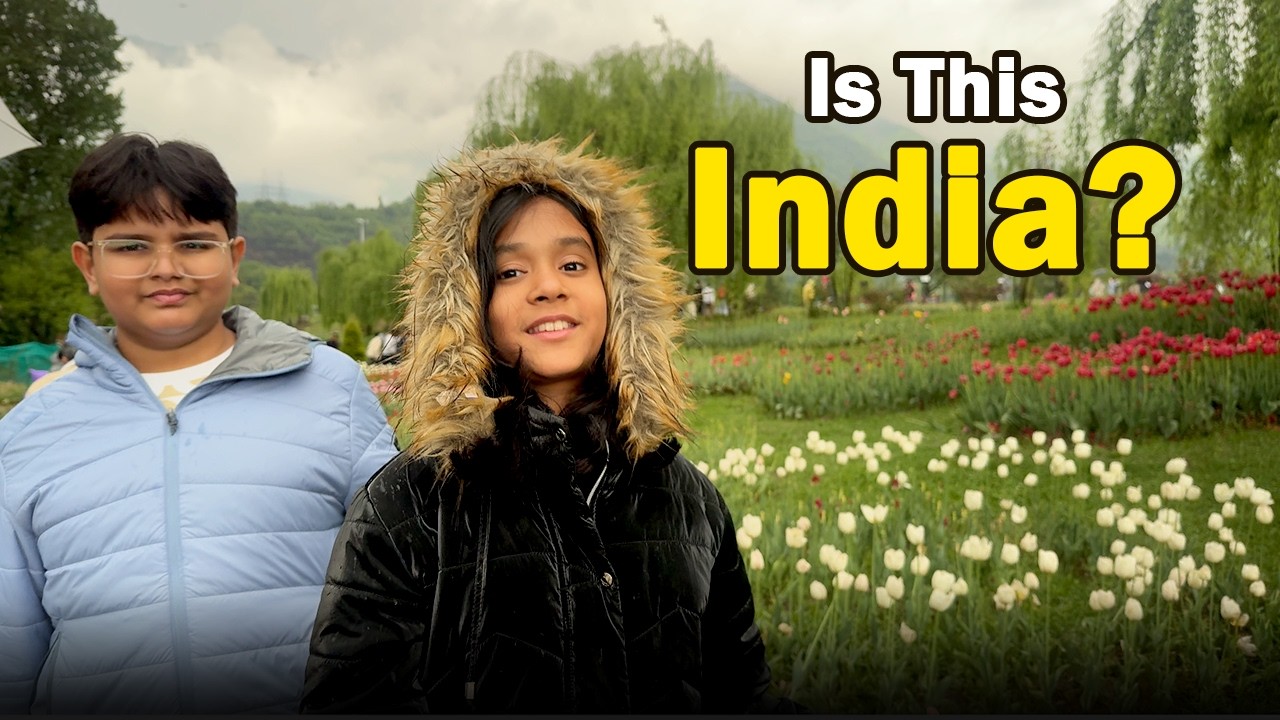 Is This Really India?🌷 | Tulip Flower Garden Kashmir 