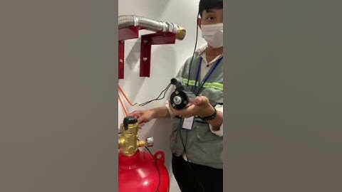 How to test the Novec 1230  solenoid for showing the customer