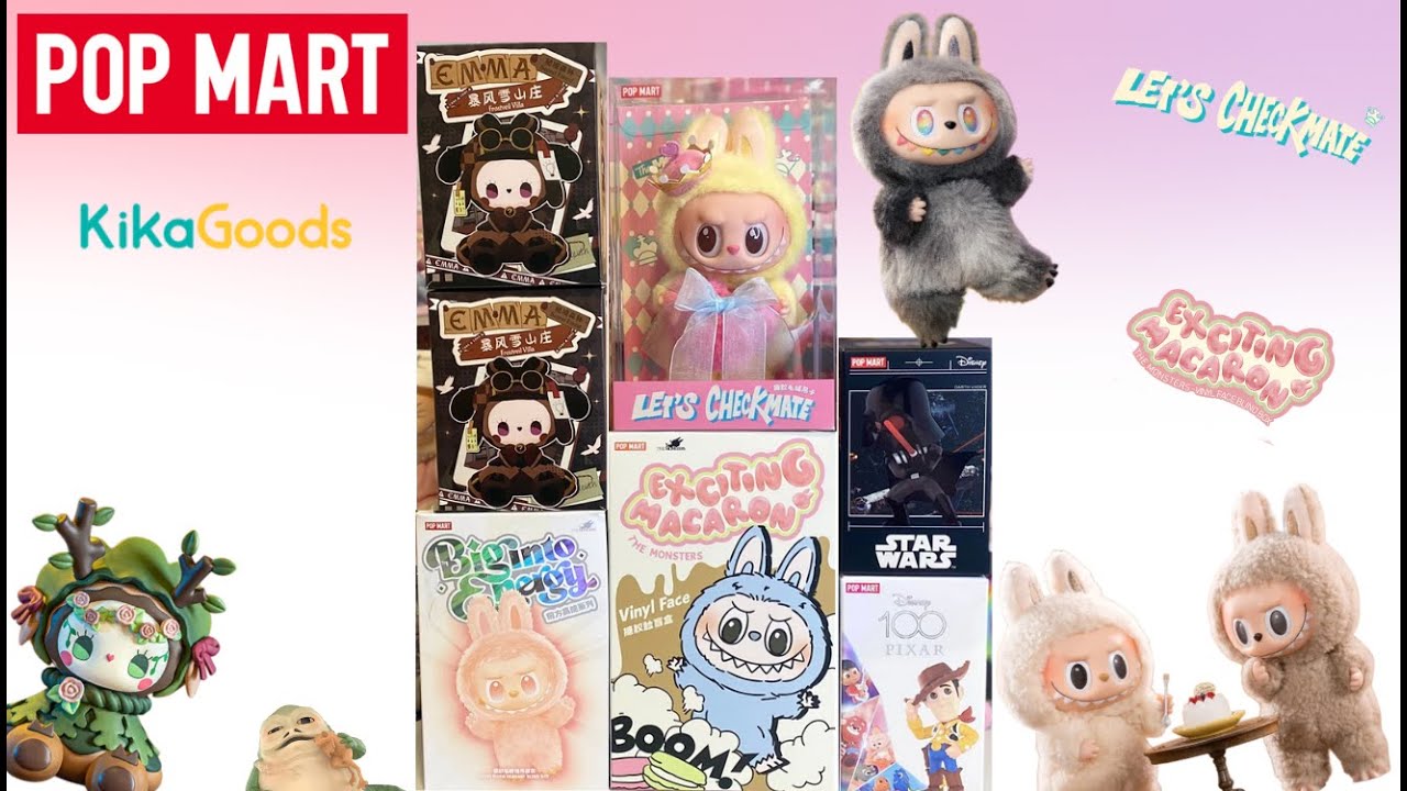 POPMART & KIKAGOODS UNBOXING #kikagoods  #popmart #unboxing #popmartunboxing