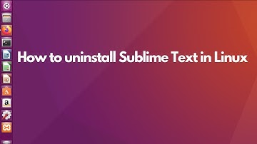 How to uninstall Sublime Text in Linux