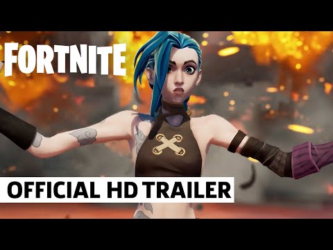 Fortnite terá Jinx, campeã de LOL, para celebrar nova série Arcane