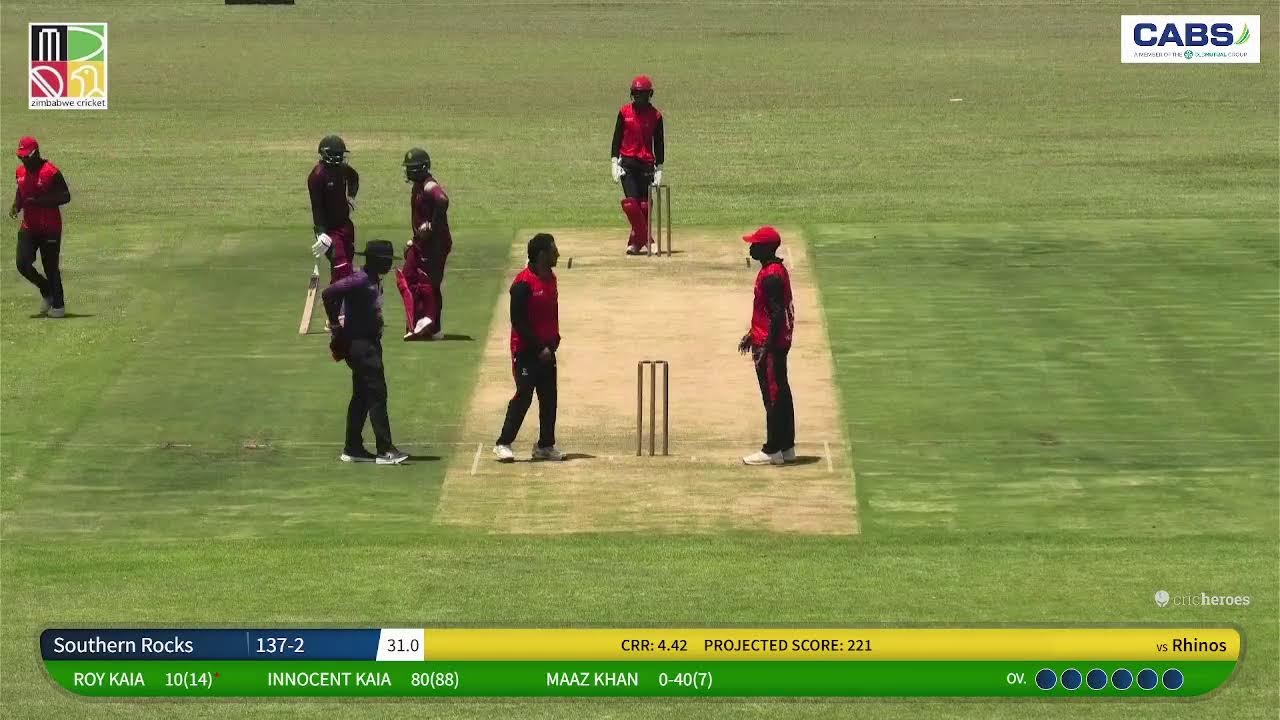 2025 - 26 Pro50 Championship - Rhinos vs Rocks