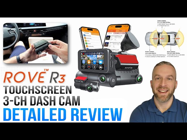 Rove R3 Dash Cam Review 2023 – 3-Channel Dash Camera