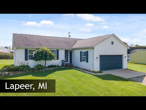 331 Davis Lake Rd, Lapeer, MI home video tour