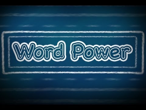 Word Power:  I (Part 2), English Lessons For Beginners