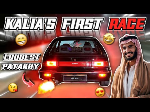 Kalias First Race 🤩1ZZ VS B20B 😮 Loudest Patakhy EF HATCH 🔥 Behtreen Performance 😍TEAM-4K