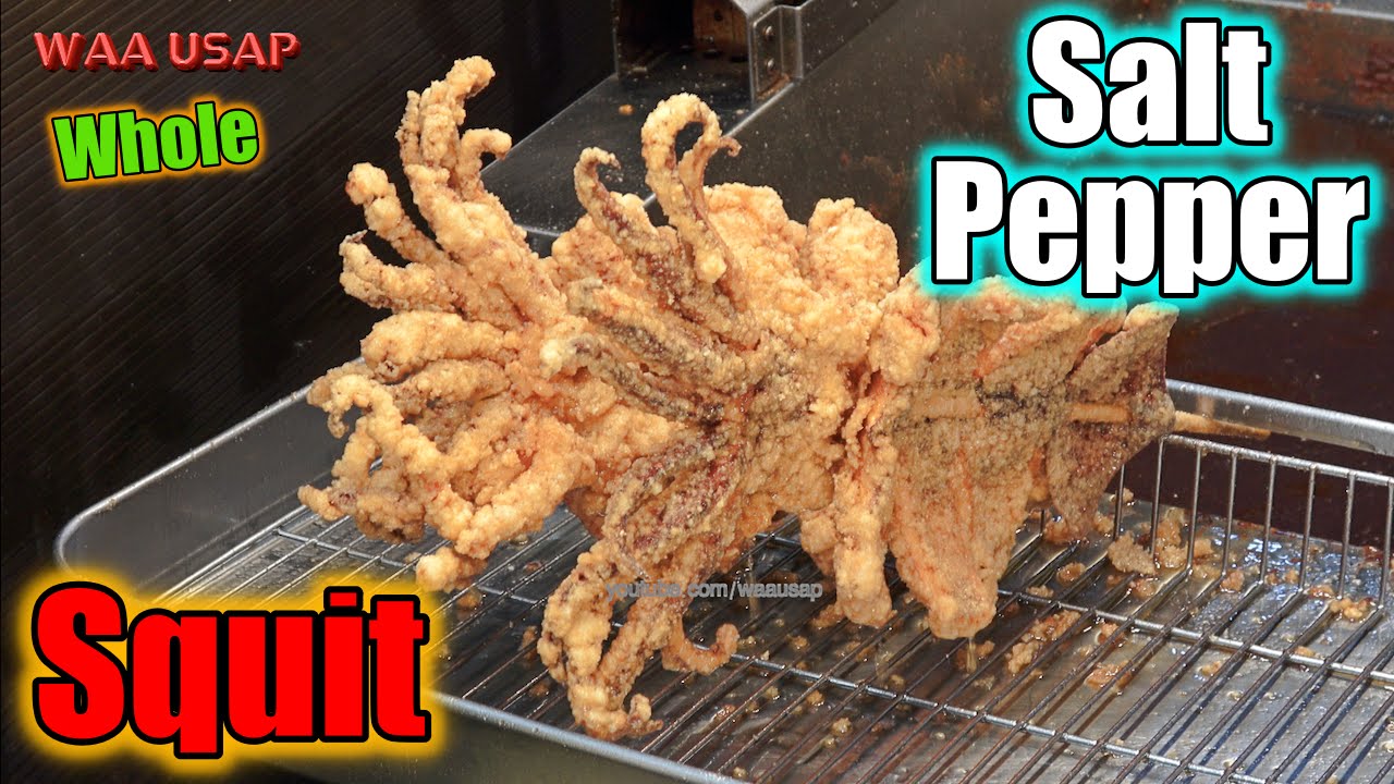 Salt Pepper & Seasoning Whole Squids - Crispy Street Food ...